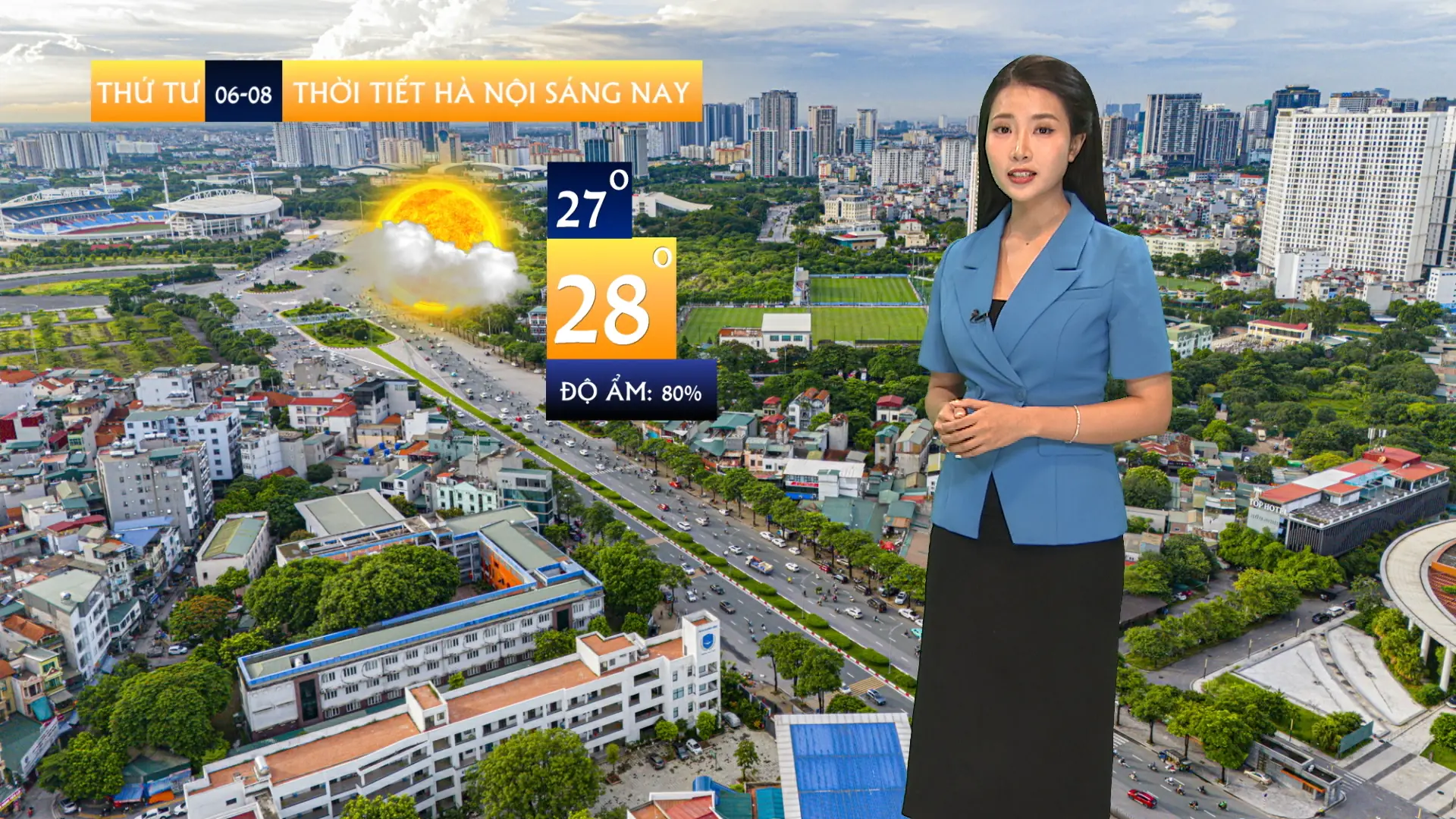Dự báo thời tiết sáng | 06/08/2025